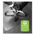 Floortex XXL Polycarb. Square General Office Mat for Carpets, 60 x 60, Clear 1115015023ER